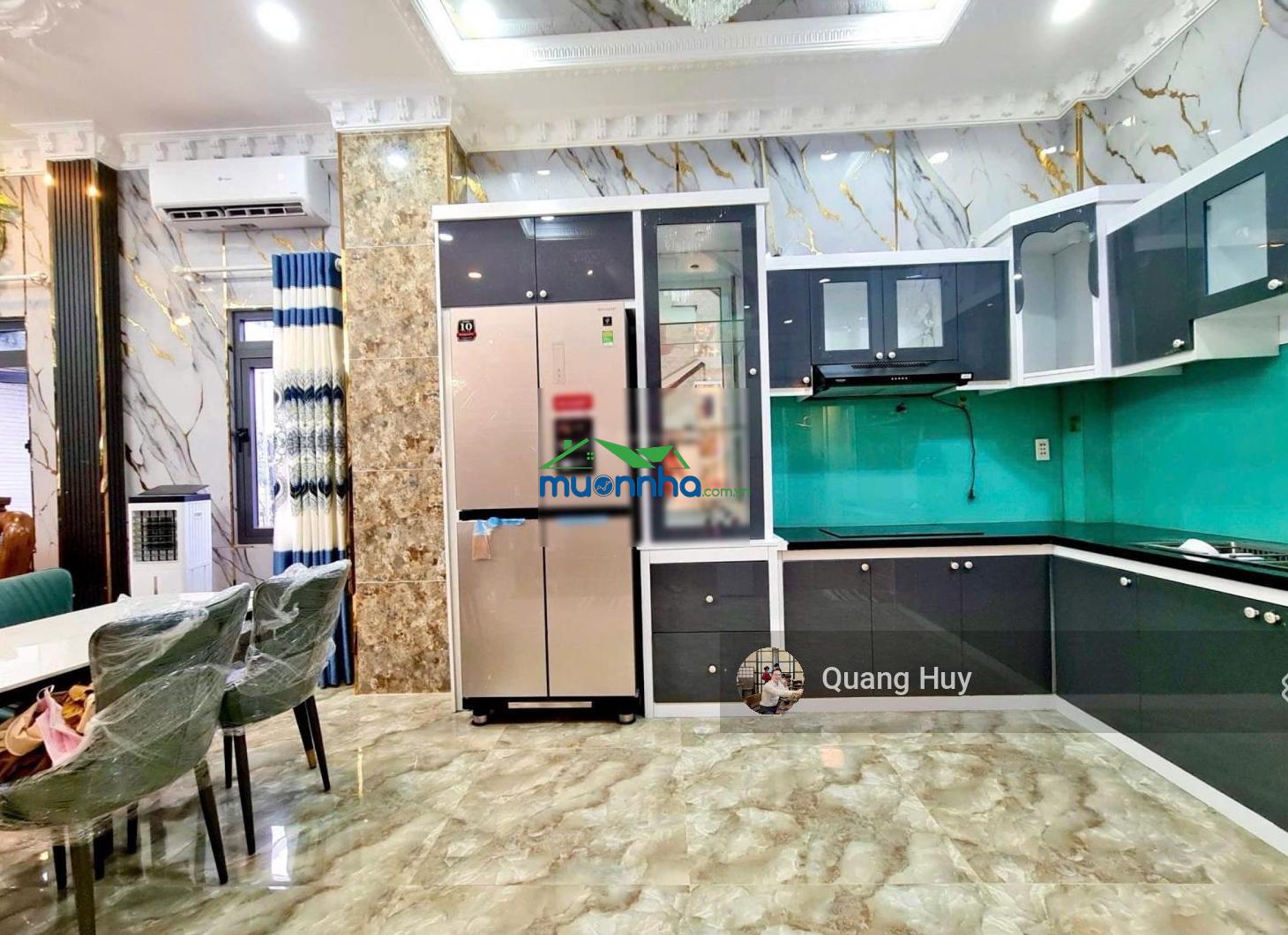 Nhà phố hiện đại phong cách châu âu - hẻm 8m 2177 huỳnh tấn phát thị trấn - 5,2m x 10m giá 6,99 tỷ - 3