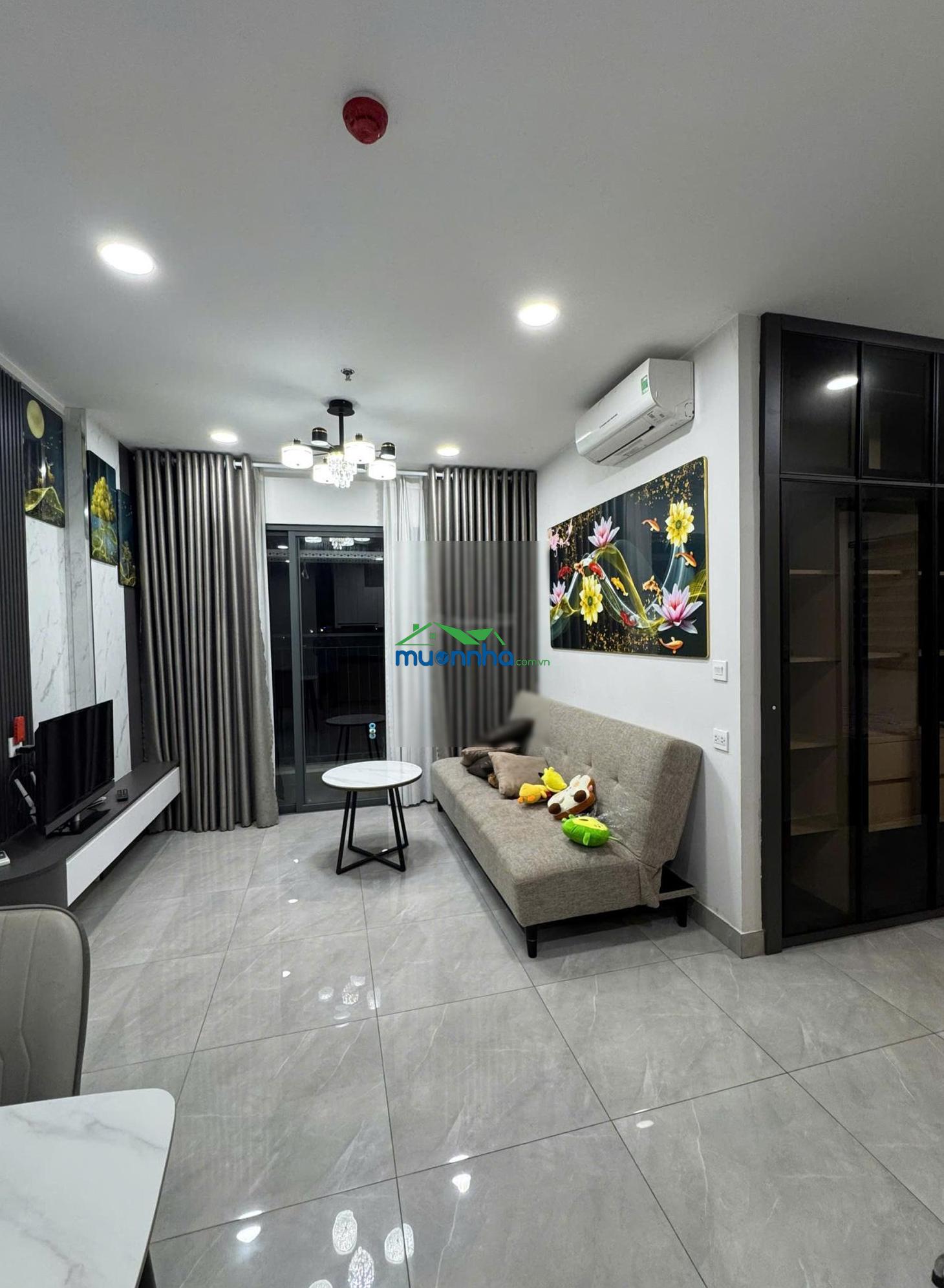 Cho thuê căn hộ 2 phòng ngủ 2wc, căn góc 2 view full nội thất cao cấp 7,5 triệu/tháng