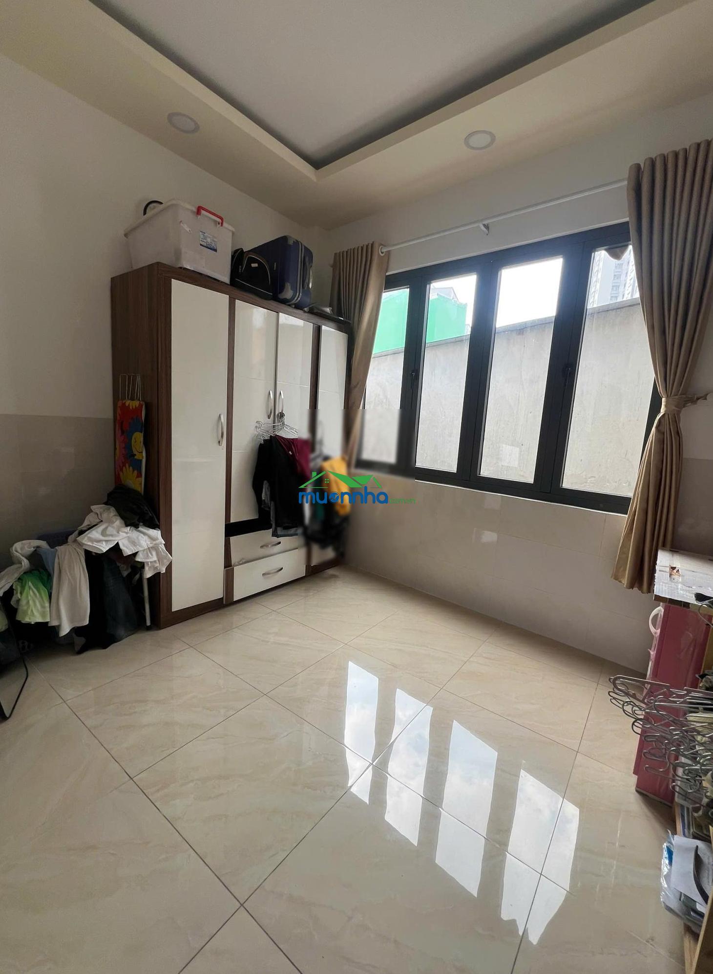 Nhà mới 4 tầng hậu giang quận 6, cách mặt tiền 10m, 55.8m², 4pn, view kênh thoáng mát, giá 6.5 tỷ