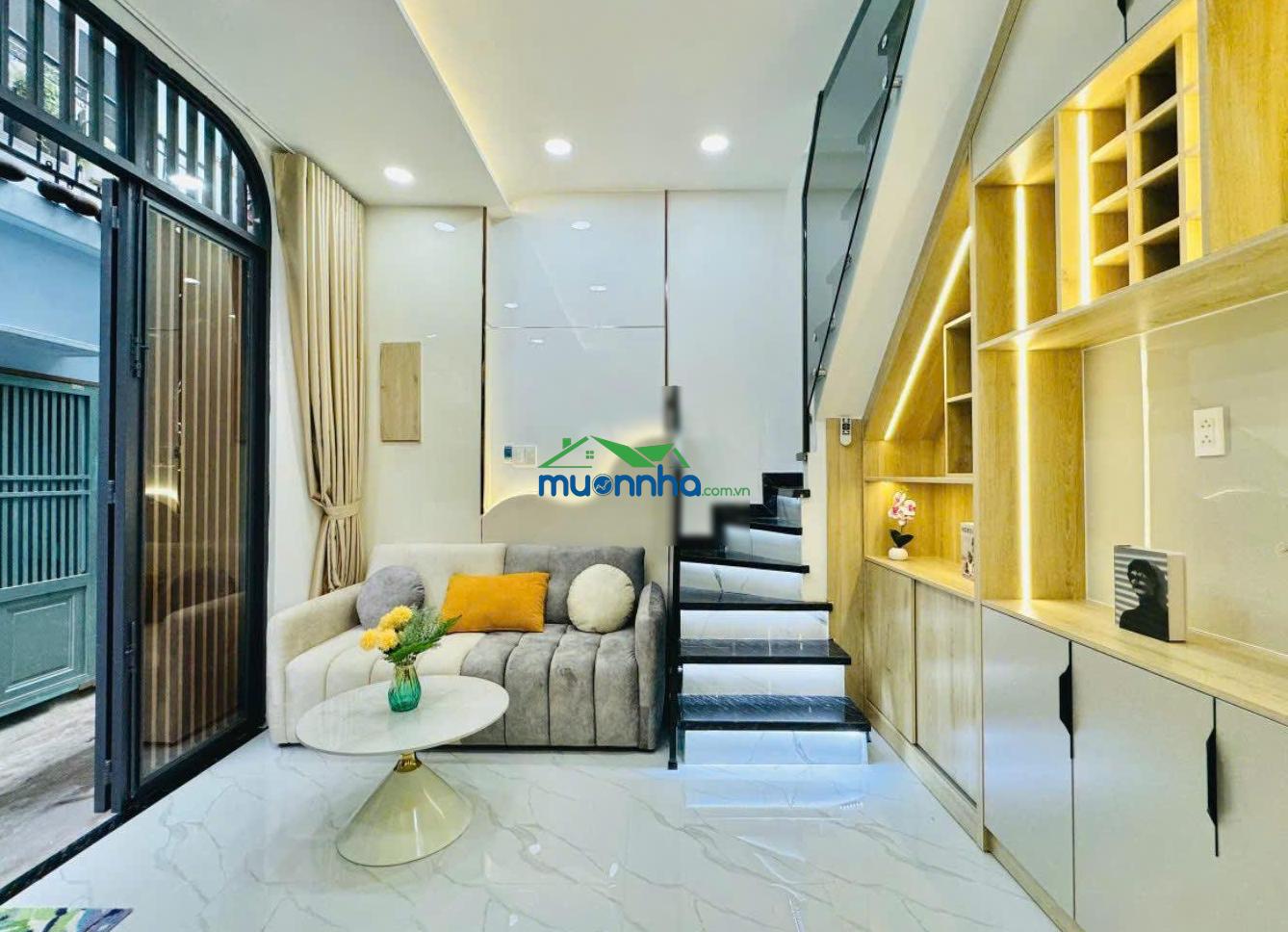 Nhà nguyễn văn công ngay cv gia định full nội thất chỉ 3,85 tỷ - 4