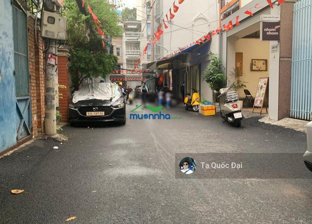 Quận 3 - lê văn sỹ - 61.2m2 - 10 tỷ - đất vuông vức - hẻm ô tô tránh - 2 tầng thoáng - 3