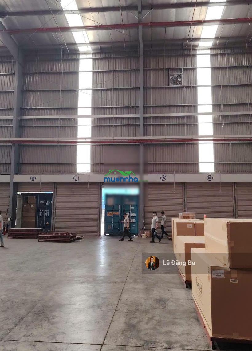 Cho thuê kho logistic trong kcn bình dương, diện tích 12500m2, giá chỉ 88.000đ/m2, pháp lý rõ ràng