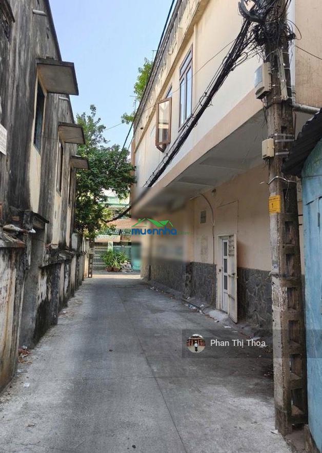 Hẻm thông thoáng, kết cấu tốt ở ngay - tiện xây mới, 65m2 - ngang 4m - 2 tầng, nơ trang long, 7,xtỷ