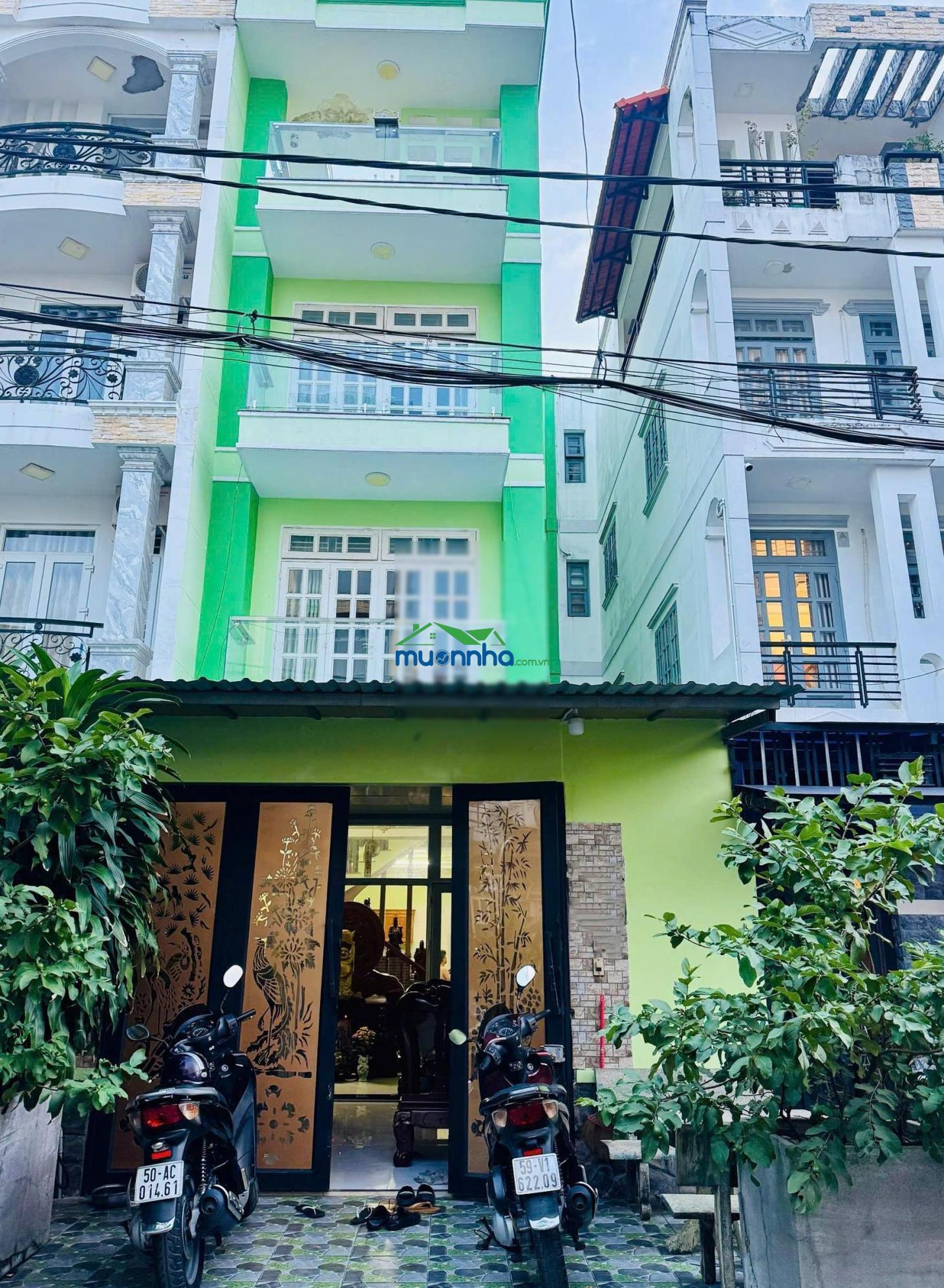 Bán nhà hẻm xe tải 10m khu biệt thự vip làng hoa, dt 5x17, 4 tấm giá 9.9 tỷ tl - 4