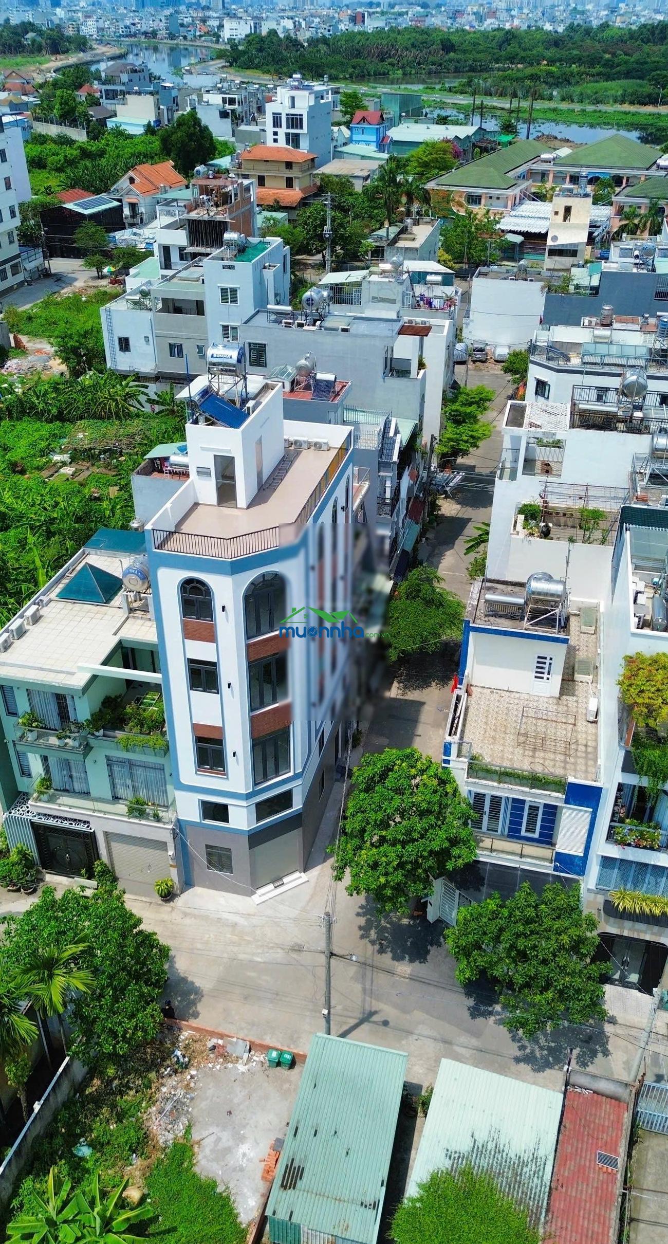 Hiếm! nhà góc 2 mặt tiền khu sơn ca 8 - xd: lửng, 3 lầu, 8 phòng ngủ. (dt: 5x12m) full thổ cư - 3