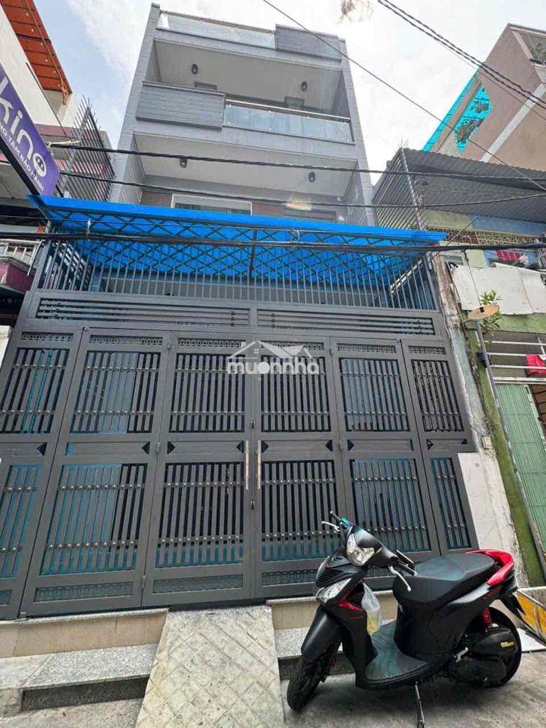 Nhà 5x15m 1 trệt 3 lầu st 6pn 4wc hxh kênh tân hoá - giá 9.6 tỷ tl