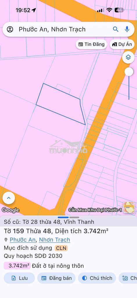 Chính chủ bán đất gần vành đai 3