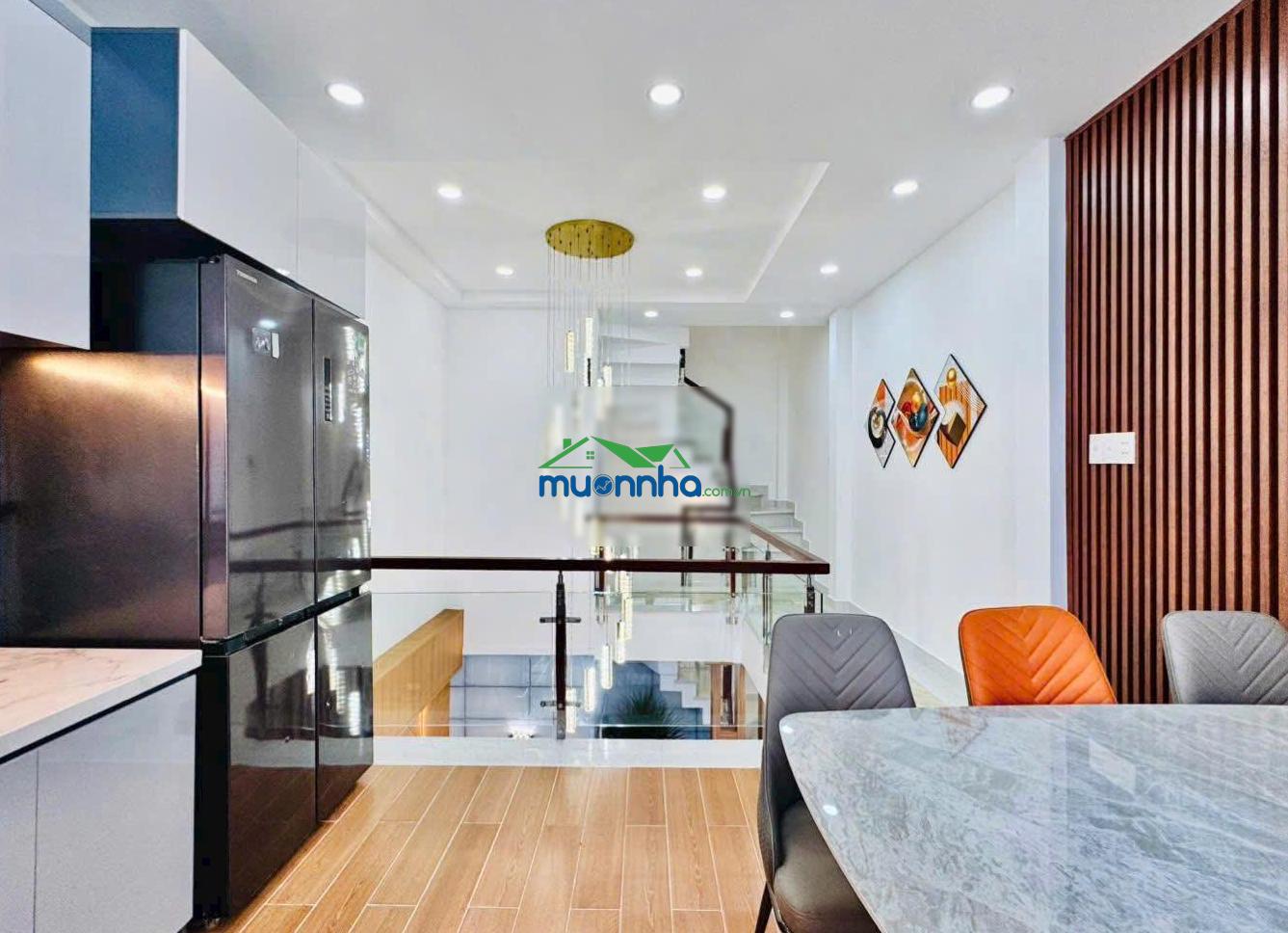 Chính chủ bán căn gò vấp. với 45.3m² lê đức thọ giá 1 tỷ 950, xây 1 trệt 3 lầu. hẻm 5m, sổ sẵn - 4