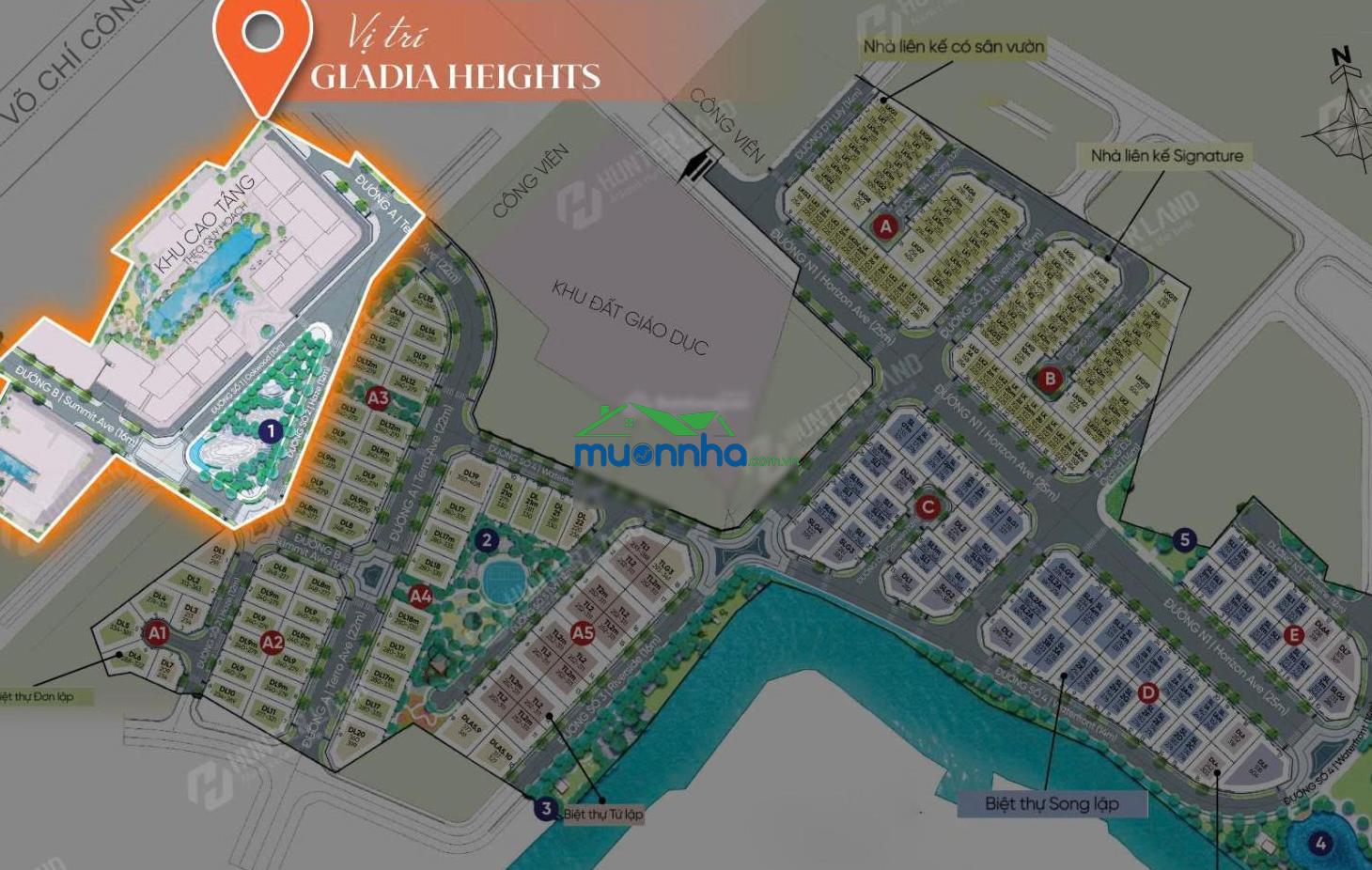 Căn hộ gladia heights keppel khang điền vị trí chiến lược giá cực tốt tại q2 68m2 2pn2wc giá 5,8 tỷ - 2