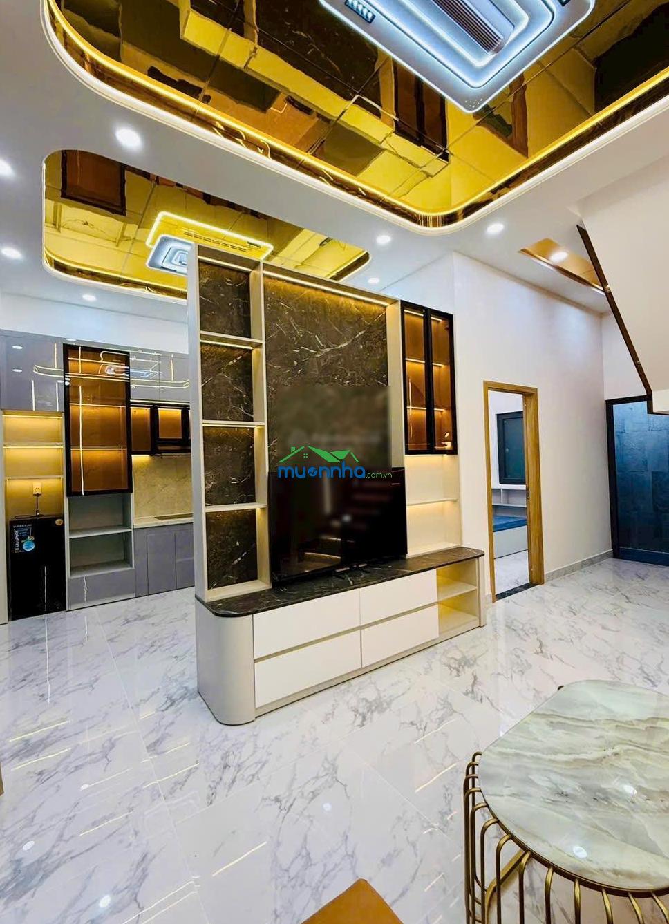 Nhà ngang 6.4m cực hiếm rộng như villa mới 100%, dtsd 154m² - 2