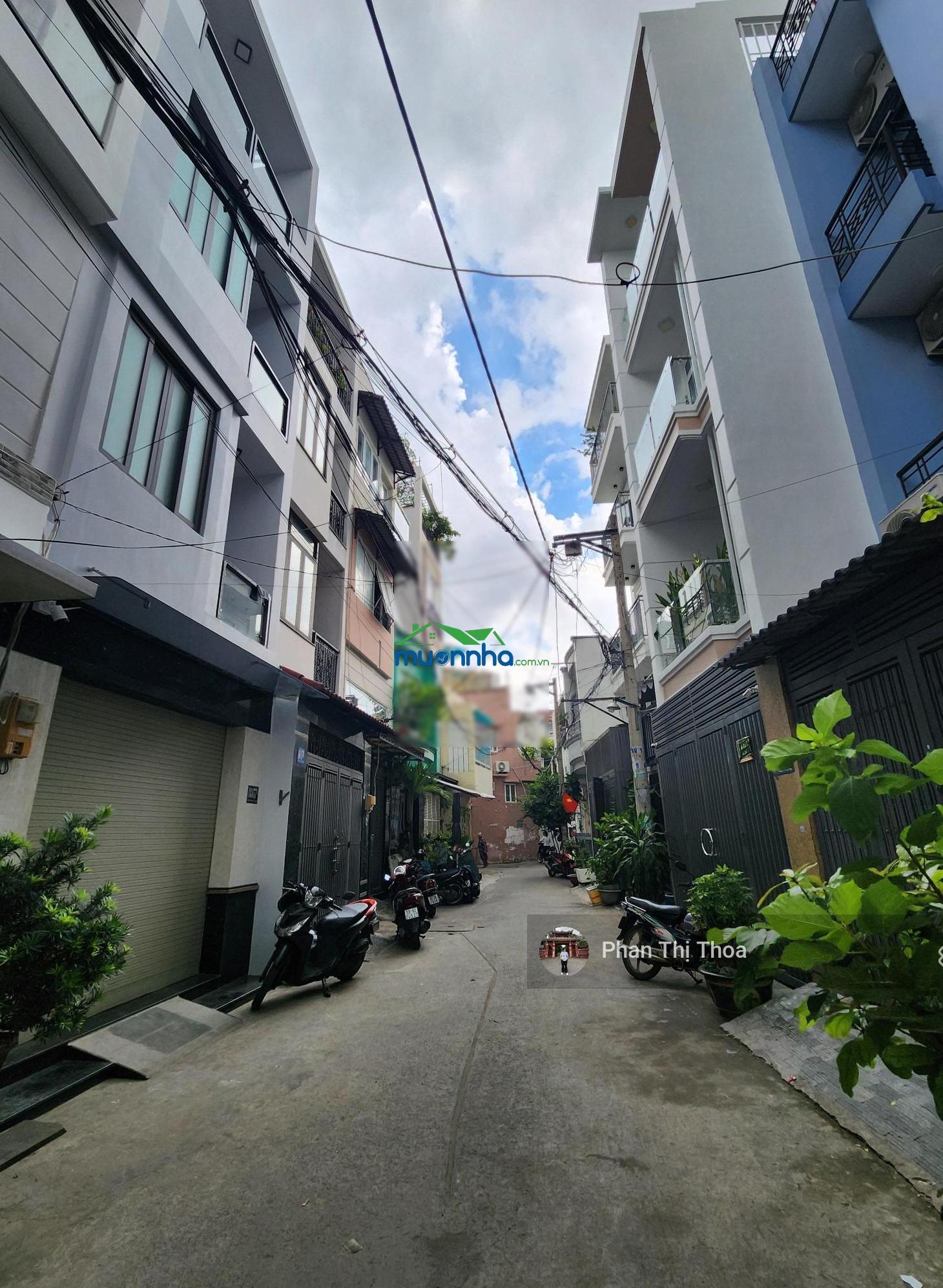 Nhà cạnh chợ cây quéo, hẻm oto thông nguyễn văn đậu - 57m², 4 tầng, 4pn master - chỉ hơn 10,7 tỷ
