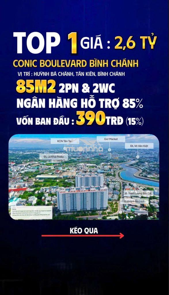 🏢 Bán căn hộ conic boulevard– bình chánh | giá tốt - sổ hồng - ở ngay