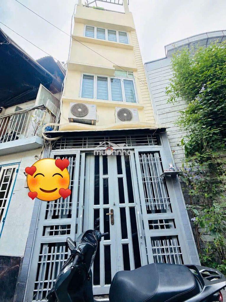 NGUYÊN CĂN 4 TẦNG CHO THUÊ 9TR QUẬN 4.