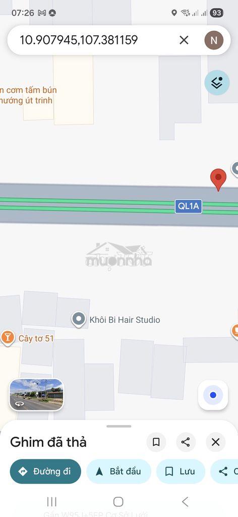 Bán 818m2 có 260m2 thổ nhà c4 mt ql1a, p xuân lộc, đồng nai - 3