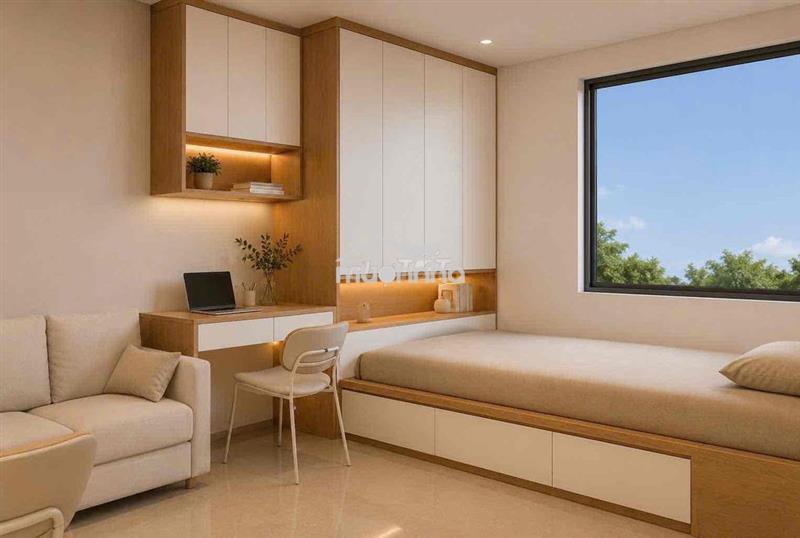 Cho thuê căn hộ 1pn gần thành phố mới, kcn đại đăng, sóng thần 3