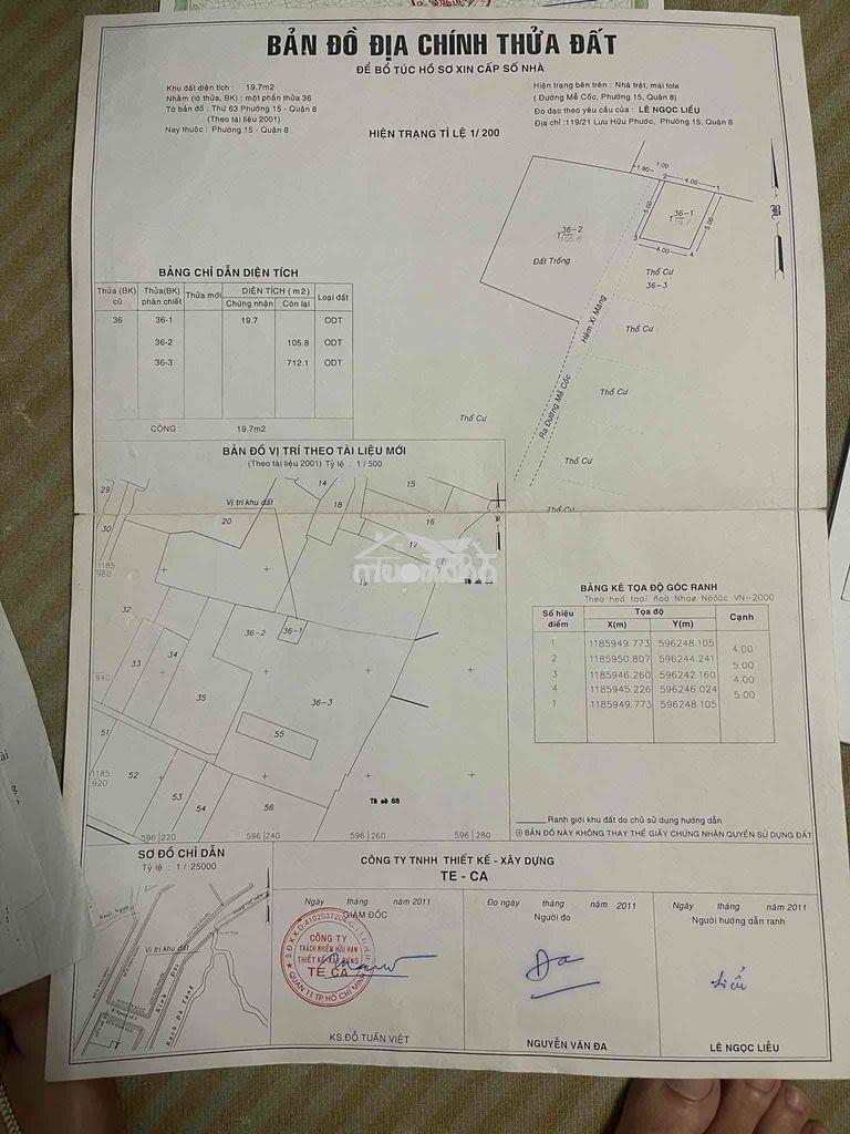 Bán nhà phường 15 q8