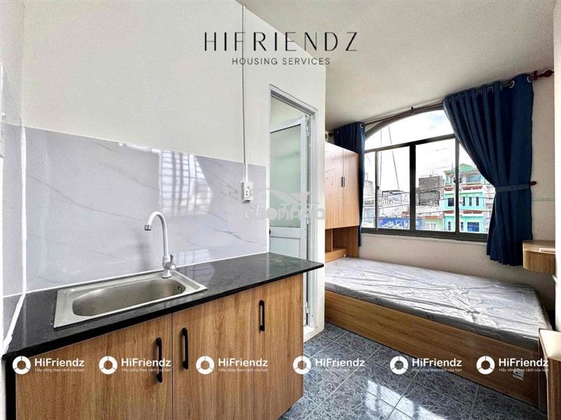 Phòng trọ mới xây cửa sổ lớn full nt mặt tiền hậu giang quận 6