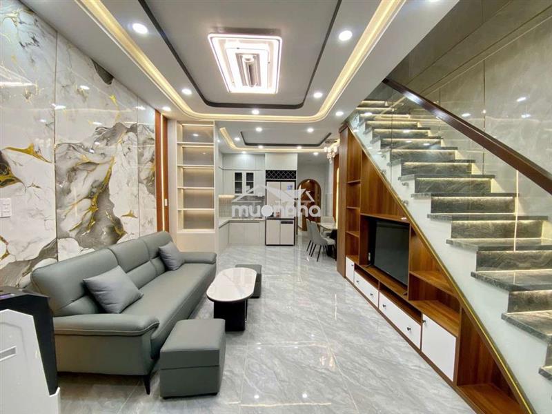 Nhà đúc thật, 3pn, có phòng dưới trệt, hẻm lý thường kiệt 2 tầng 