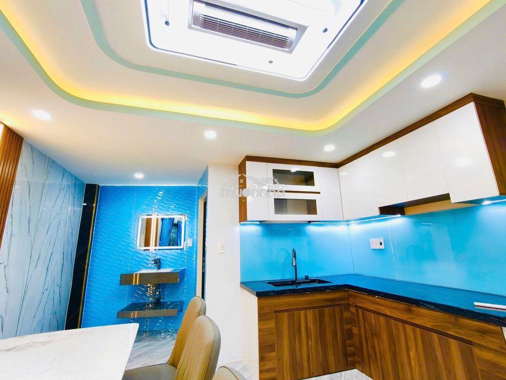 Nhà 3 lầu 1 lửng gốc 2 mặt tiền hẻm 91 ngô chí quốc full nội thất - 2