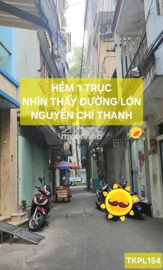 Nguyễn chí thanh q.10 giáp q.1, q.5 nhà hai mặt hẻm thoáng mát nhỉnh 3