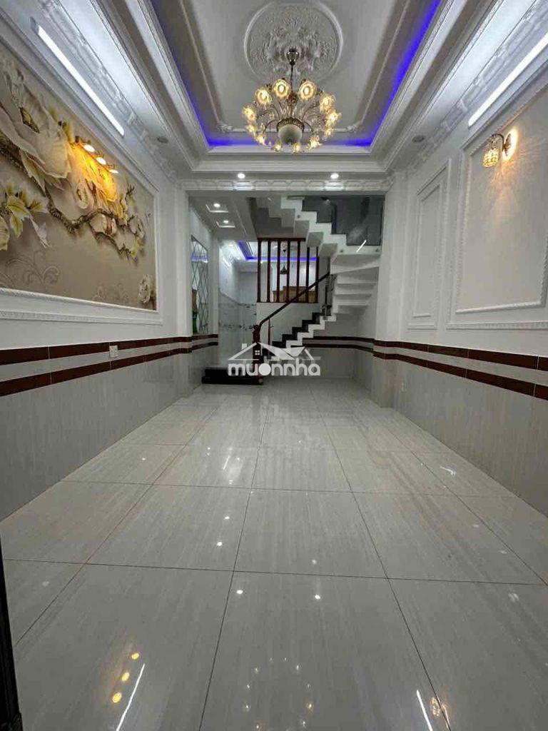 Nhà 4 tầng 4pn 5wc hẻm nhựa 7m thông khu đồng bộ dân trí cao - 2