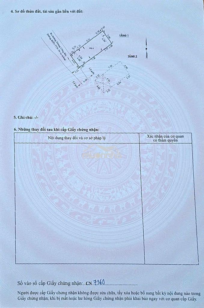 Bán nhà 5x13,45m; sổ hồng riêng, mới xây dựng, đã hoàn công - 2