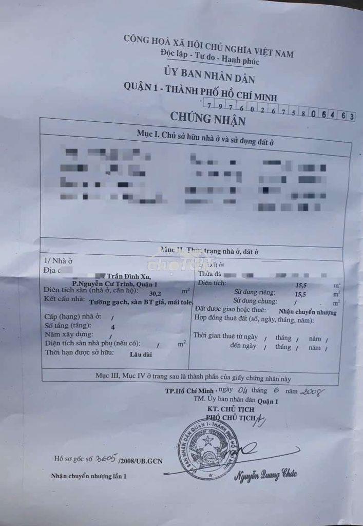 Hẻm trần đình xu q1 - 4