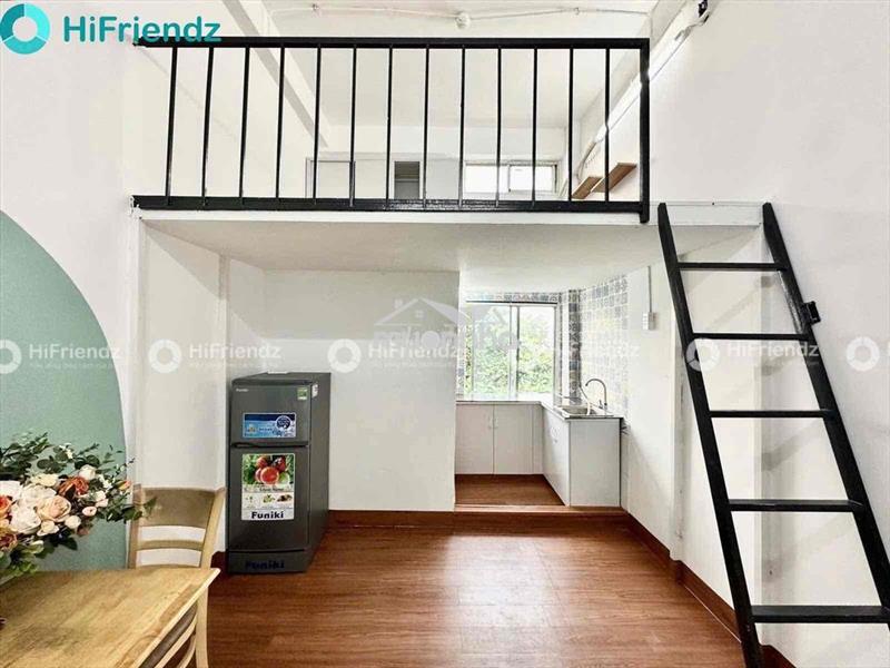 Cho thuê duplex gác cao ngay đại học văn lang - công viên văn hoá