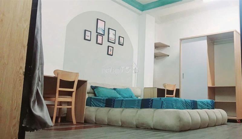 Cho thuê phòng lớn 2 giường full nội thất quang trung (gần cityland)