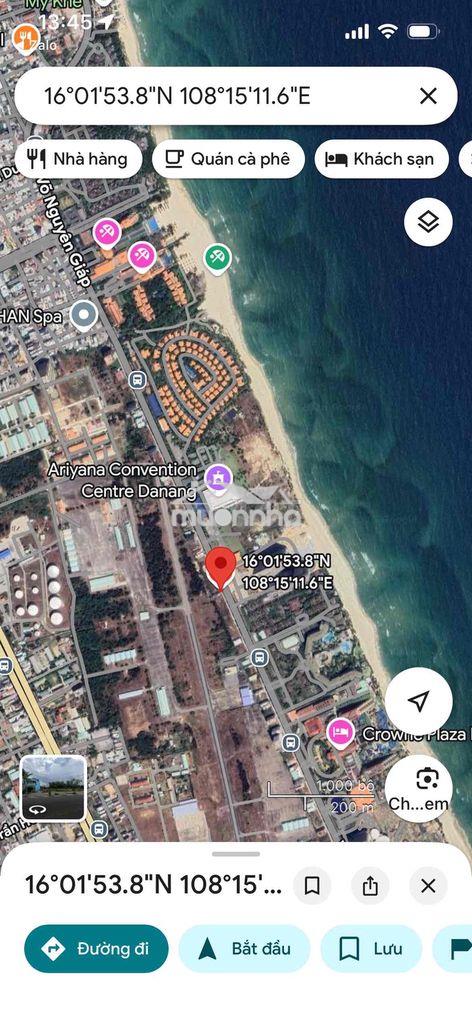 Bán đất biển mặt tiền đường võ nguyên giáp – vị trí đẹp, tiềm năng kin