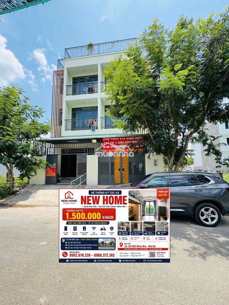 Ký túc xá khu đại học mở nhơn đức, nhà bè | đầy đủ nội thất