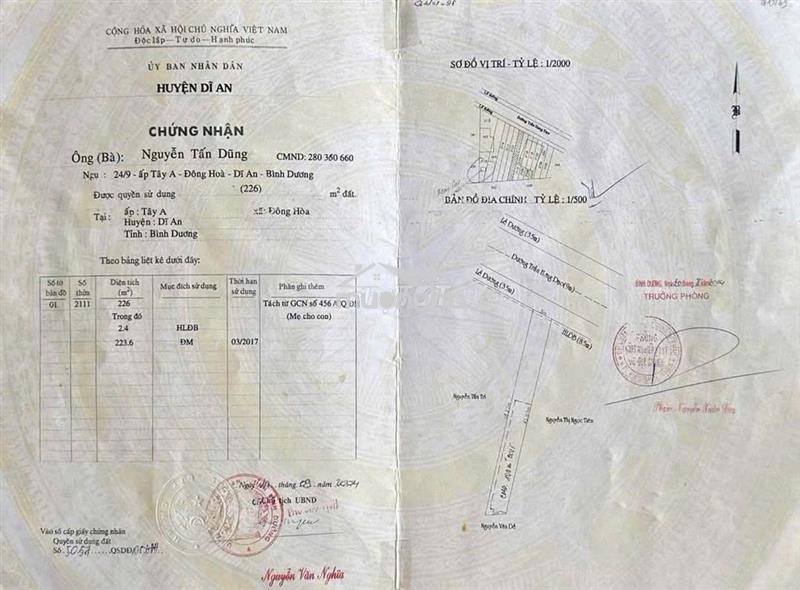 Ngộp bán gấp mặt tiền trần hưng đạo 230m phường đông hoà