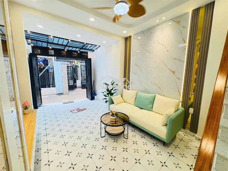 Nhà mới phan văn trị, tặng full nội thất, 3 phòng ngủ, giá tốt