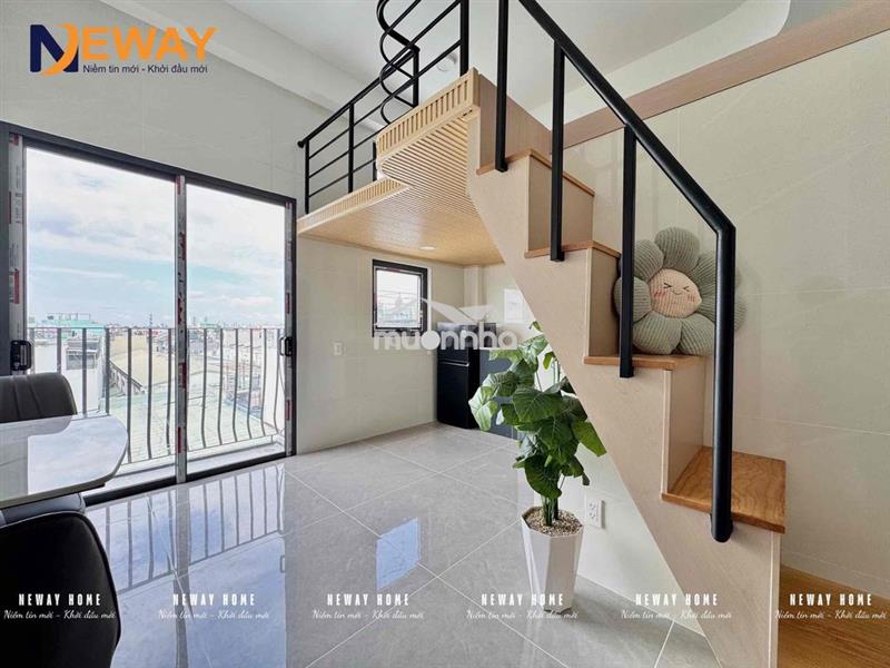 Căn hộ ban công full nội thất mới xây ngay hương lộ 2 - bốn xã