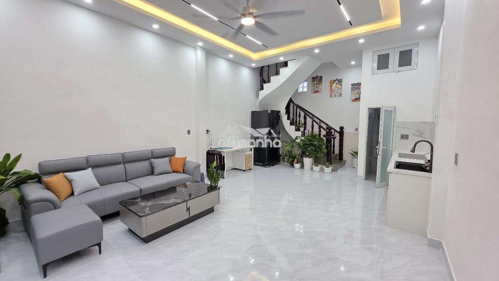 Bán nhà 1 trệt 3 lầu lê thị hoa - cạnh ql1a, sổ hồng 50m2, 4pn 4wc - 2
