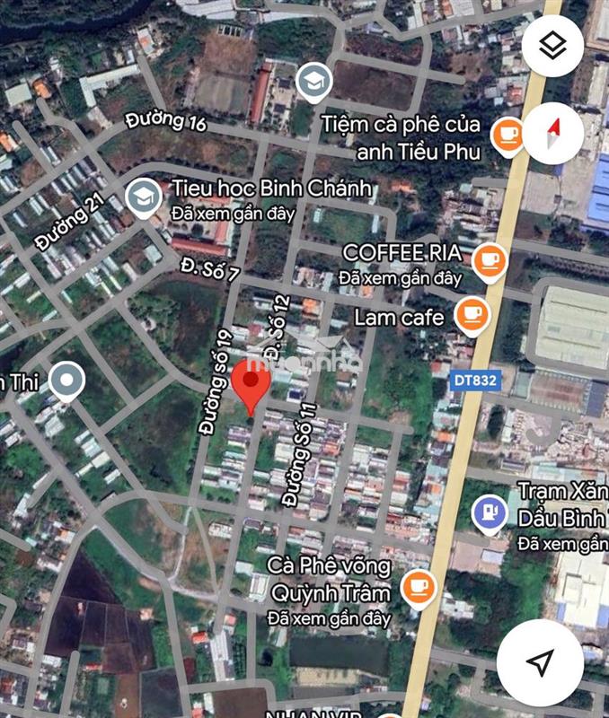 Cần bán gấp lô đất 80m2 đs 12 kdc thanh yến - bến lức long an