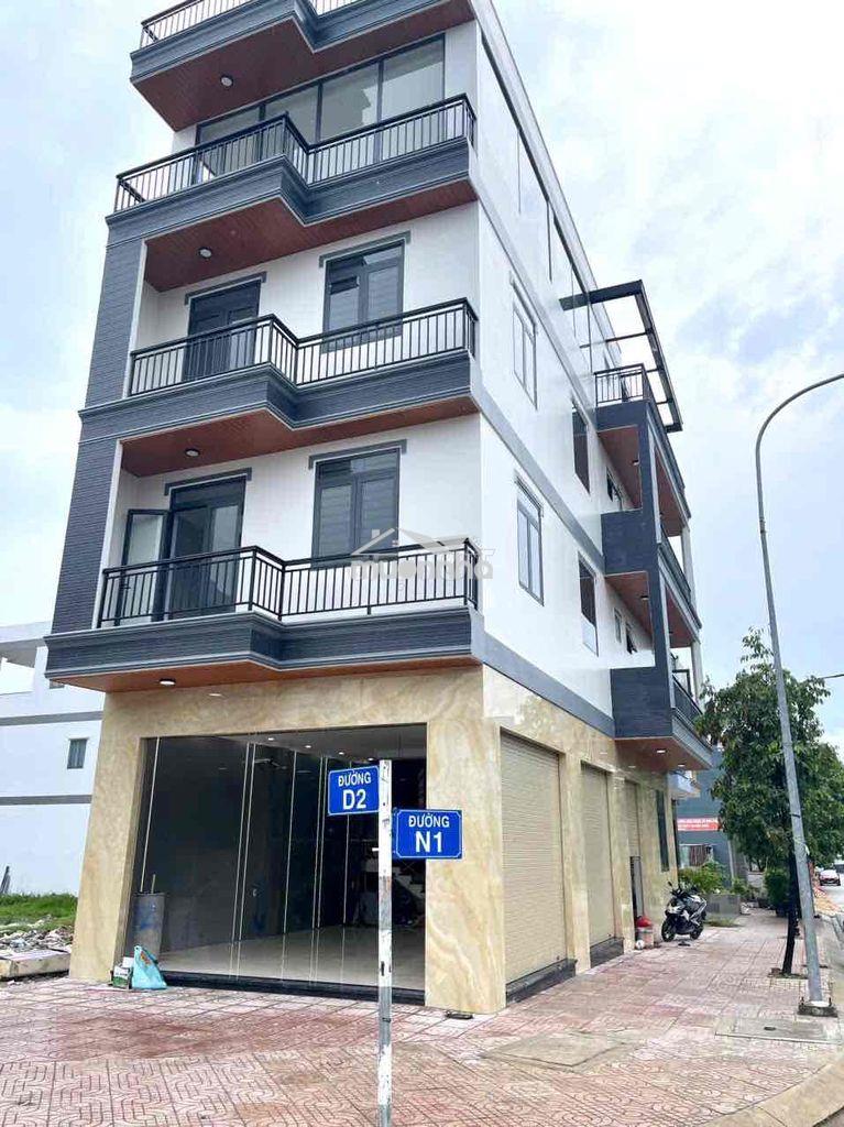 Nhà 1trệt 3lầu góc 2 mặt tiền thuận giao,112 m2,kế vsip1 ,đường 10m