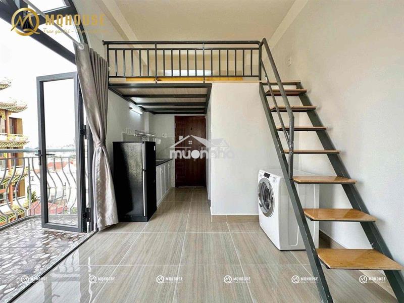Cho thuê chdv bancol - full nội thất - ngay kênh tân hoá - hoà bình