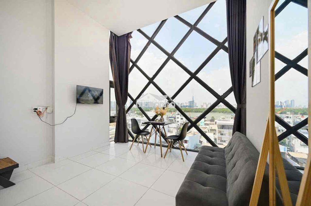 Cho thuê chdv duplex trung tâm quận 7 có ban công máy giặt riêng - 3