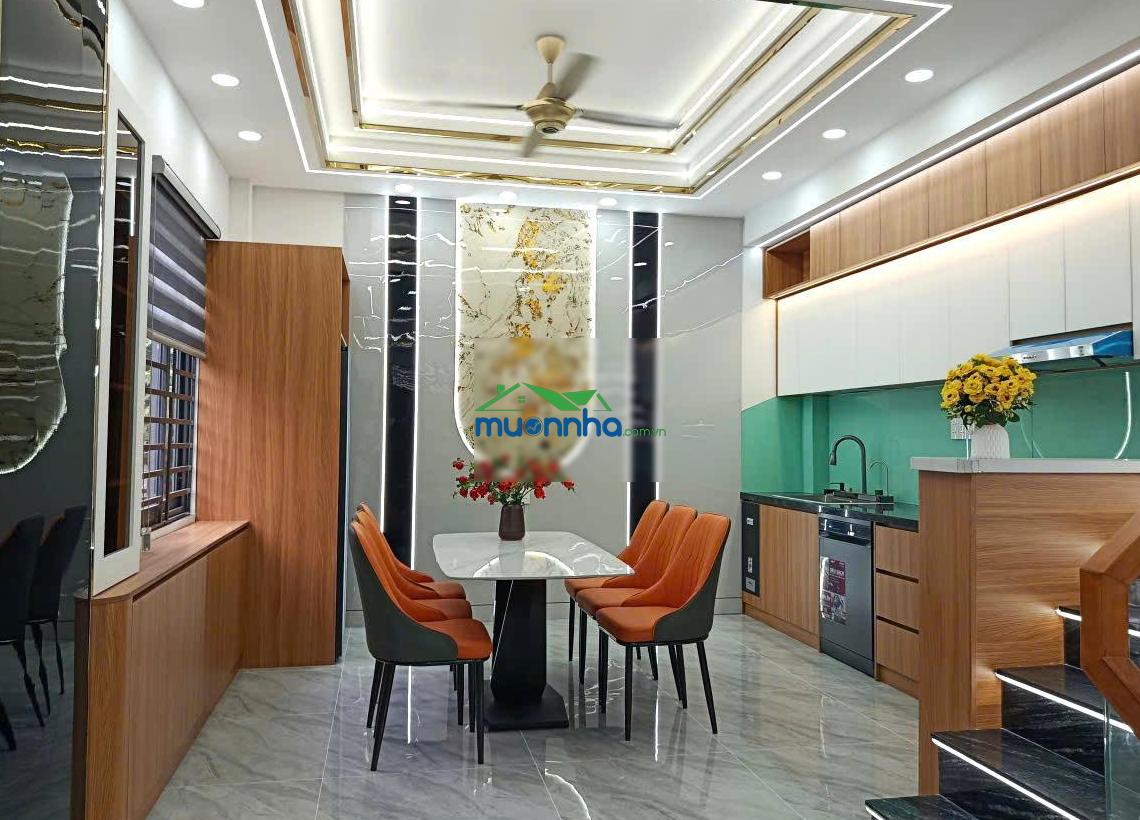 Chỉ 5.99 tỷ có nhà 4 tầng gara ô tô góc 2 mặt hẻm xe hơi ngô chí quốc gần chợ đầu mối thủ đức - 2