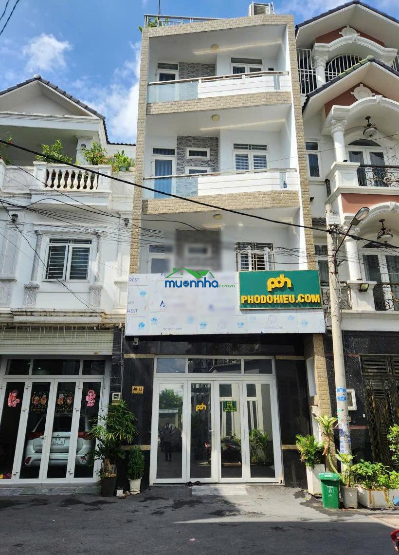 Nhà 4 tầng hẻm xe hơi rộng 2 làn khu dân cư văn minh và yên tĩnh - gần phạm văn đồng