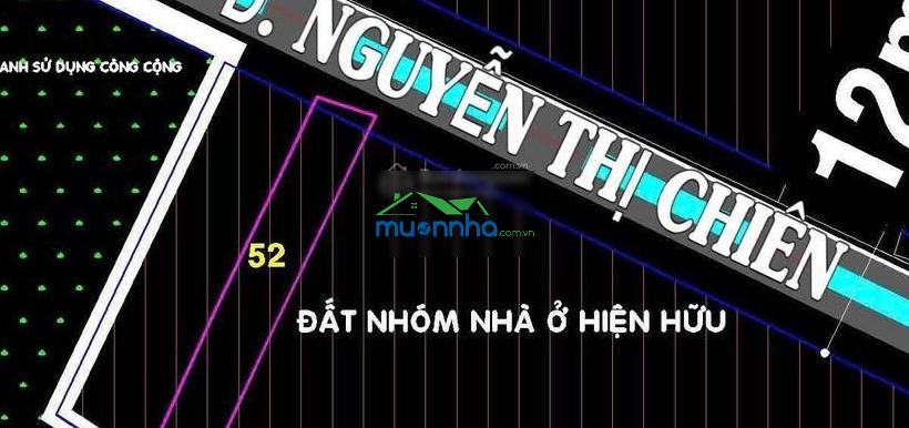 Định cư nước ngoài bán gấp 176m2 , giá 1,65 tỷ, ở đường nguyễn thị chiên xã tân an hội huyện củ chi