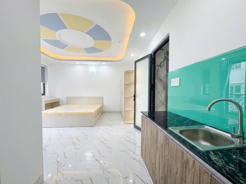 Khai trương căn hộ mới phan văn trị – phòng rộng – cửa sổ lớn nhiều ánh sáng – gần chợ bà chiểu - gần đh văn lang - 3