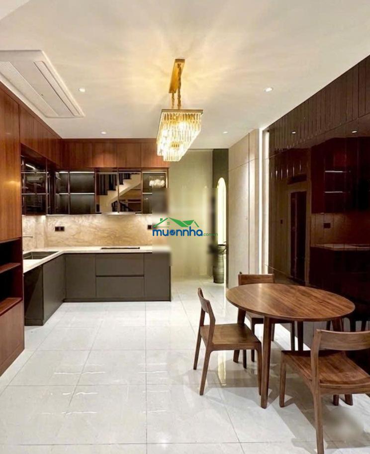 Nhà sang - hẻm đẹp - nhà 4 tầng x 64m2 - hẻm xe hơi - ngay trường cán bộ - q. bình thạnh - 4
