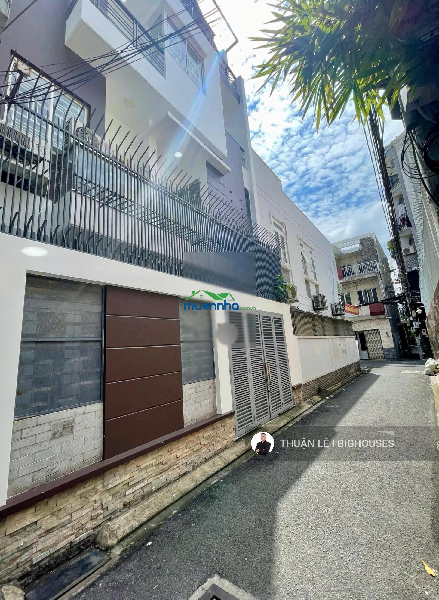 Ngang lớn 7,5m x 8m. hxh khu phan xích long, phú nhuận. 4 tầng ~ 160m²/4pn lớn. nhà mới, đẹp ở ngay - 4