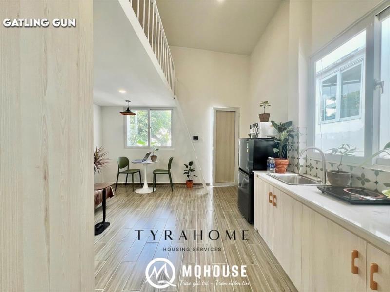 Cho thuê căn hộ duplex mới 100% gần uef, hutech, full nội thất
