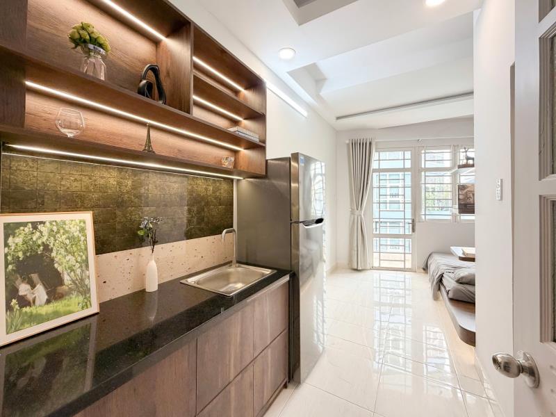 Khai trương căn hộ full nội thất gỗ cao cấp - trần kế xương gần phan xích long, và tân định, quận 1 và quận 3