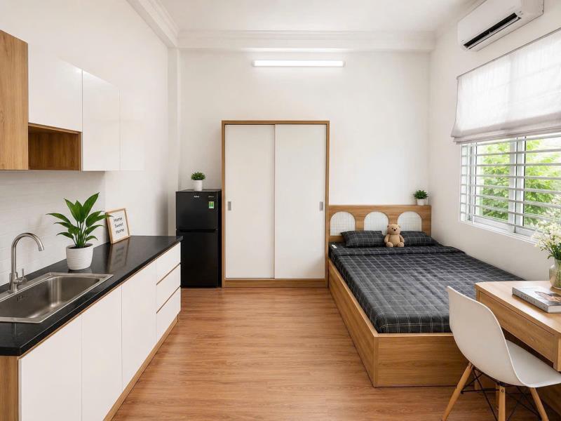 Căn hộ ban công gần đại học hồng bàng, uef, chợ bà chiểu đường điện biên phủ, bình thạnh - 2