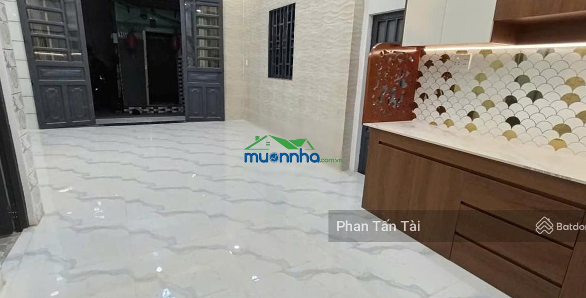 Bán nhà mới nguyễn trọng trí 2 tầng 62,5m2 sàn hẻm thông kinh dương vương, tên lửa gần bx miền tây