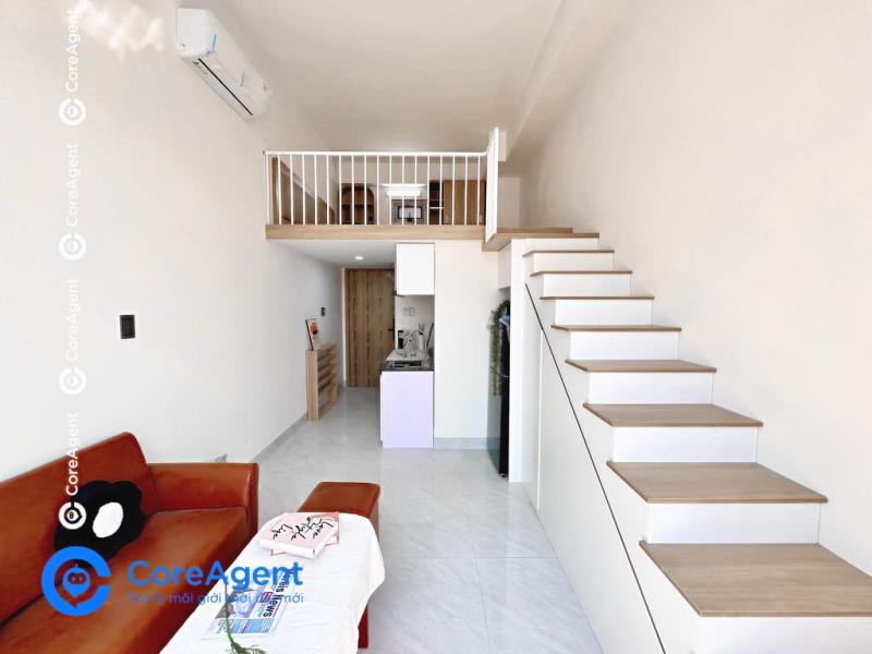 Phòng rộng gác lửng 35m2 tăng nhơn phú full nội thất
